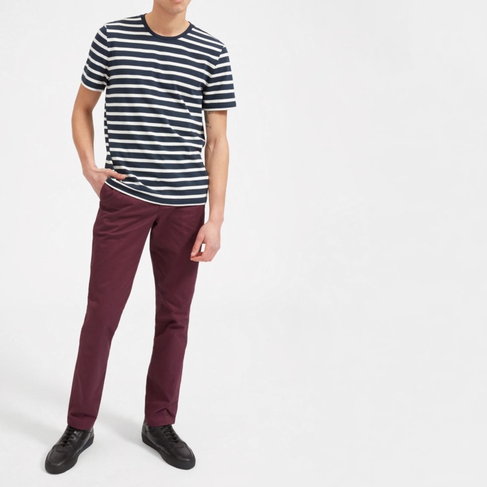 Everlane The Heavyweight Straight Chino Burgundy